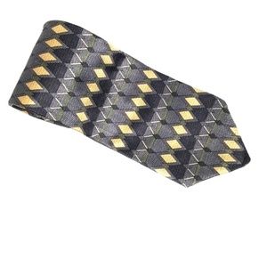 Grey and gold craft & barrow Necktie